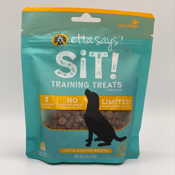 Etta Says Sit! Training Treats, Oat and Peanut