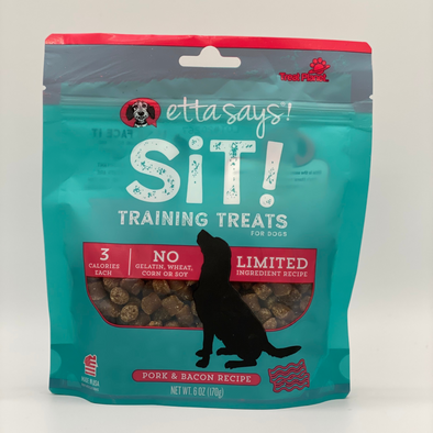 Etta Says Sit! Training Treats, Pork and Bacon