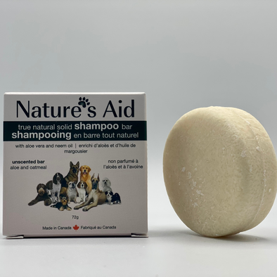 Nature’s Aid, True Natural Solid Shampoo Bar, Unscented, with Aloe and Oatmeal