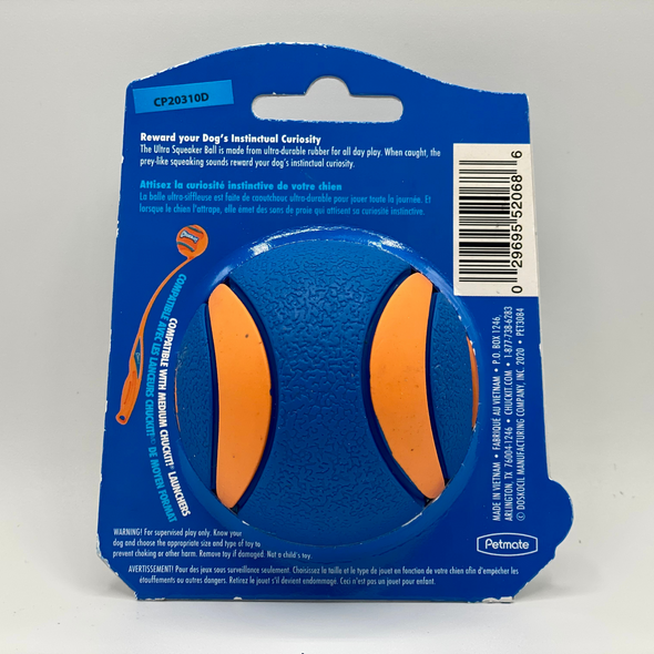 Chuckit squeaker ball large hot sale