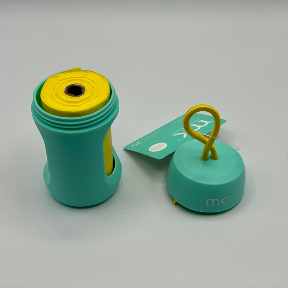 Modern Kanine, poo bag dispenser + roll of poo bags (20 bags)